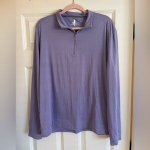 johnnie-O Lavender Quarter-Zip Pullover
